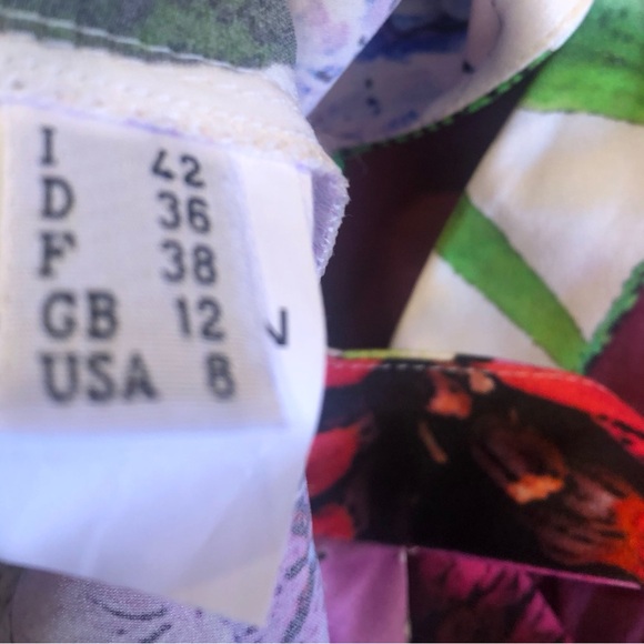 Gai Mattiolo open back Silk dress size 8, Small - Picture 8 of 8